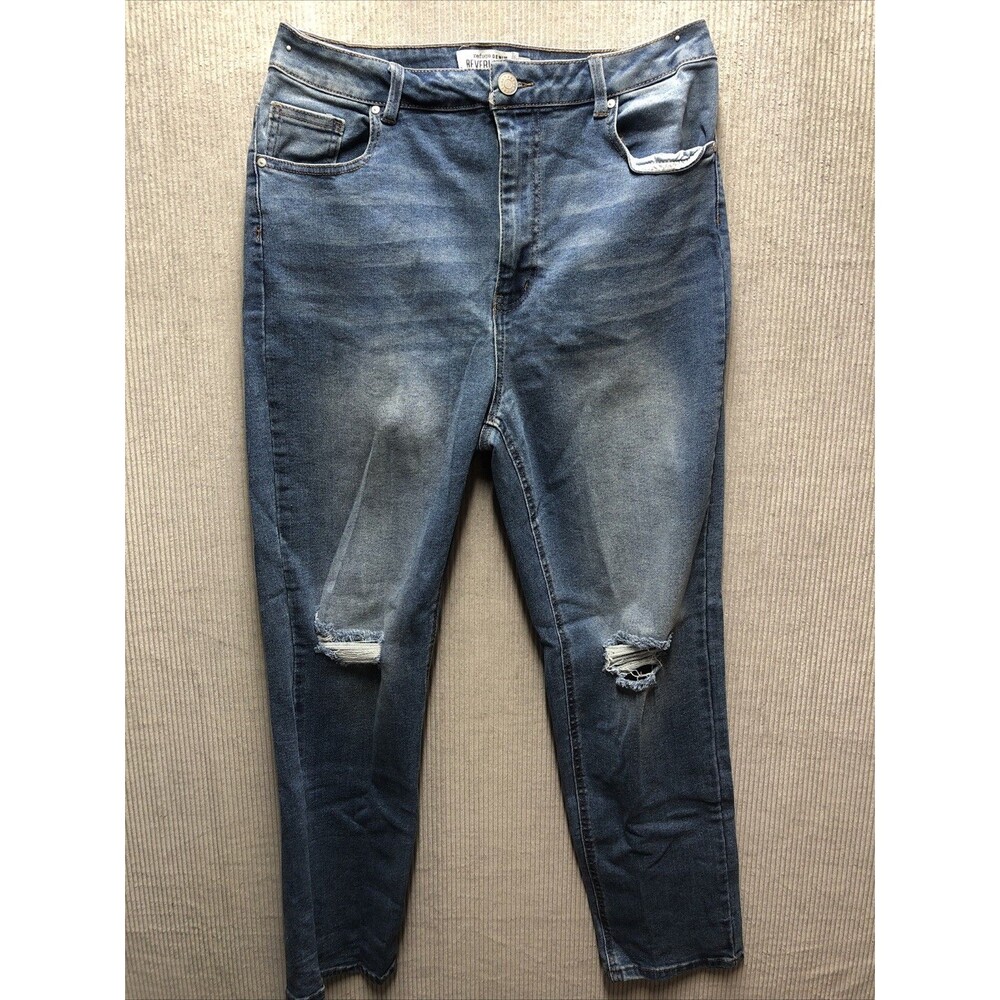 Beverly Hills Refuge Jeans Juniors 11 Factory Destroyed Distressed Grunge Y2K